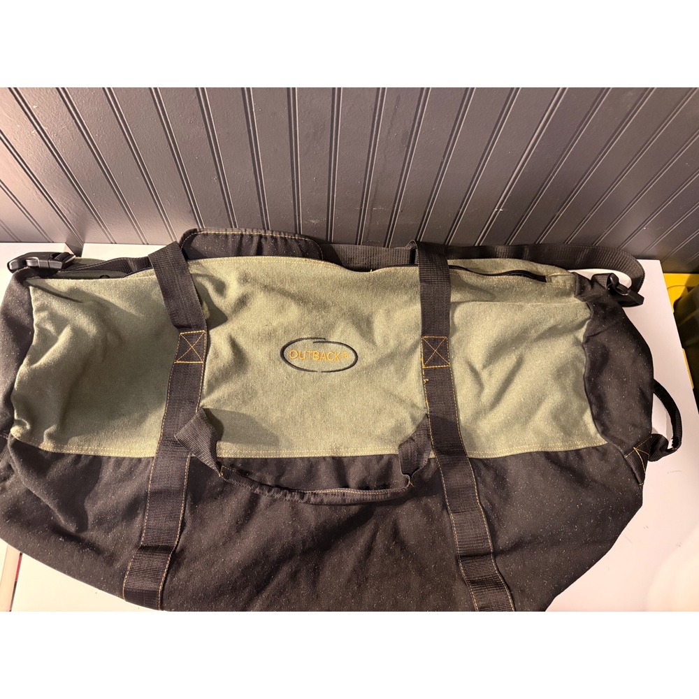 Outback Camping Bag EXTRA LARGE Duffel  Heavyweight Canvas Ledmark Travel